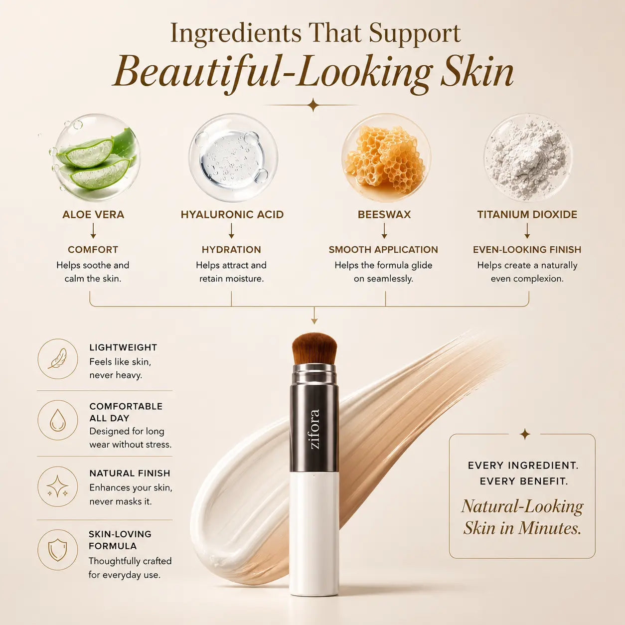 2 in 1 Color Changing Korean Foundation Stick