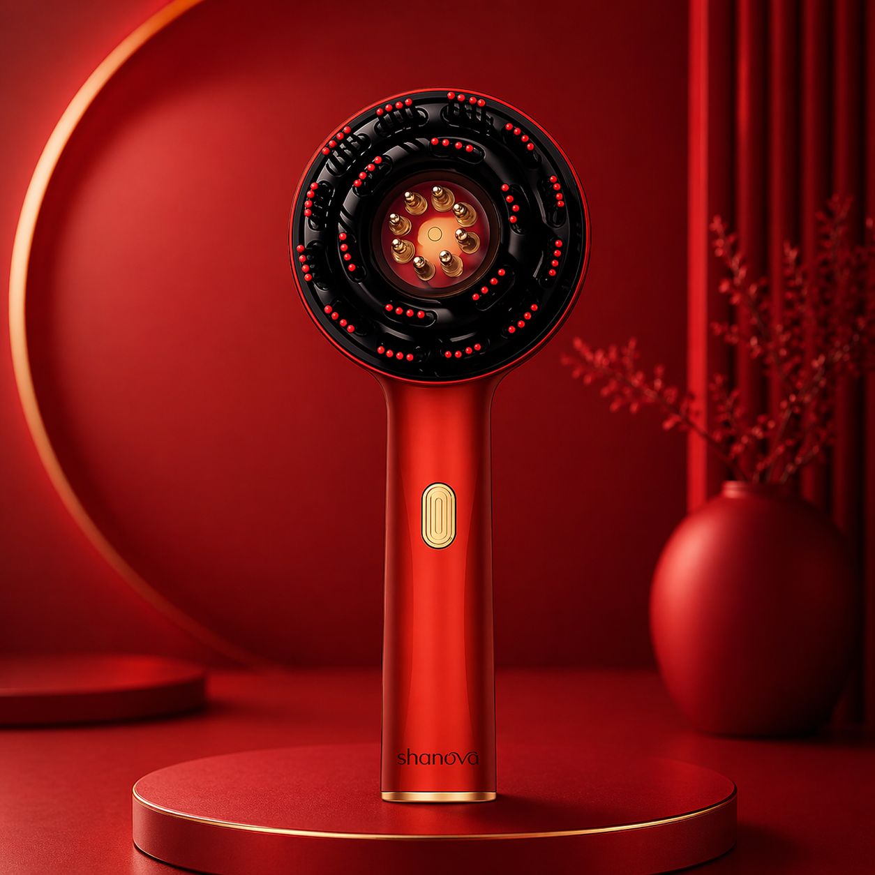 UreazyStore™ Red Light Scalp Therapy Brush