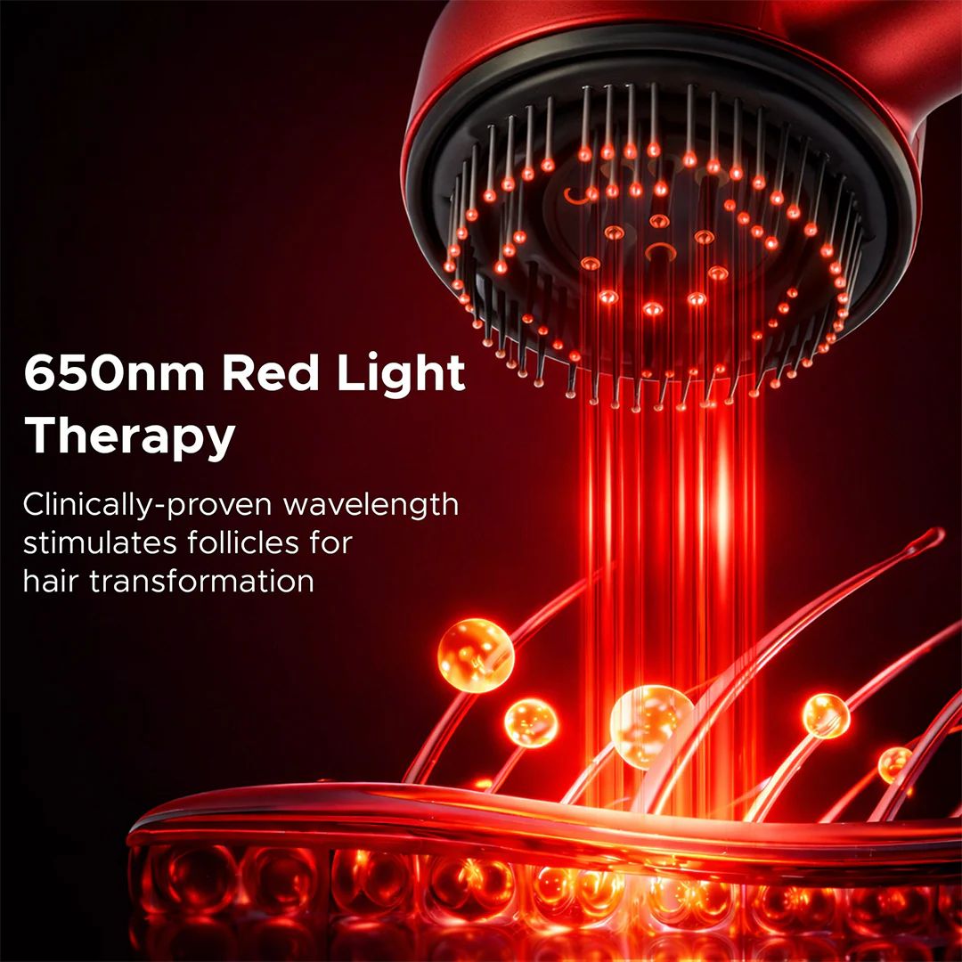 UreazyStore™ Red Light Scalp Therapy Brush
