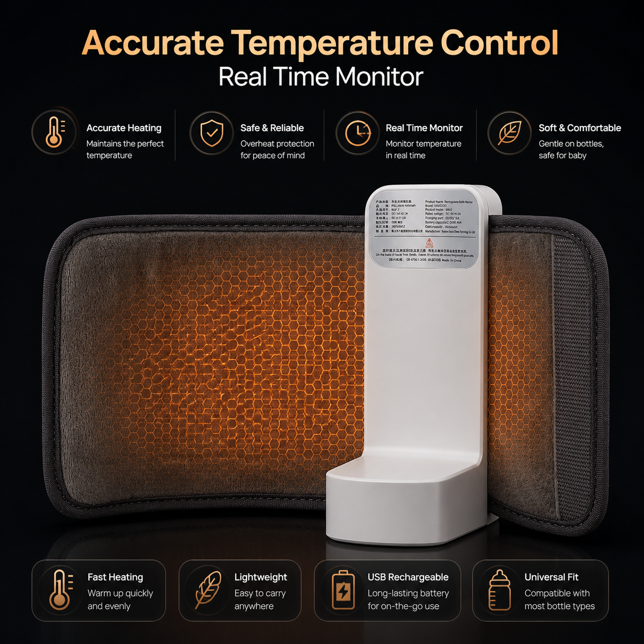 UreazyStore™ Portable Baby Bottle Warmer