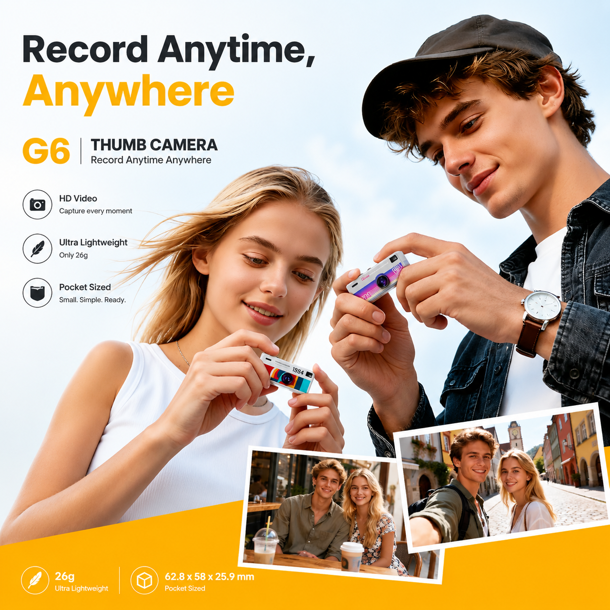 UreazyStore™  Mini Keychain Camera Recorder