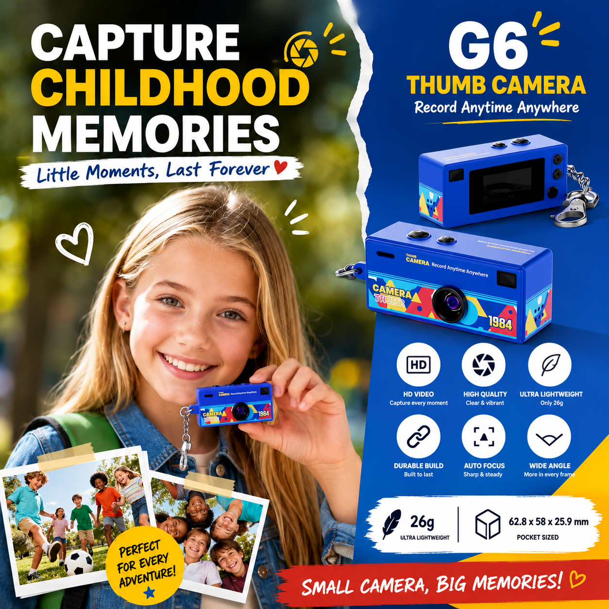 UreazyStore™  Mini Keychain Camera Recorder