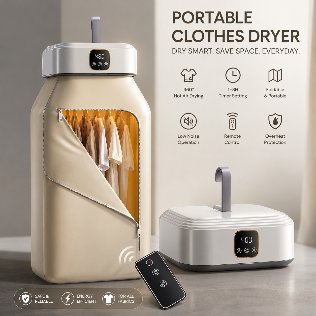 UreazyStore™ Portable Clothes Dryer