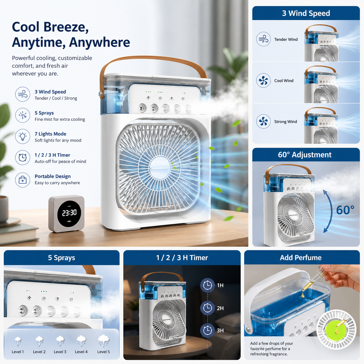 UreazyStore™ Mini Portable Cooler For Home