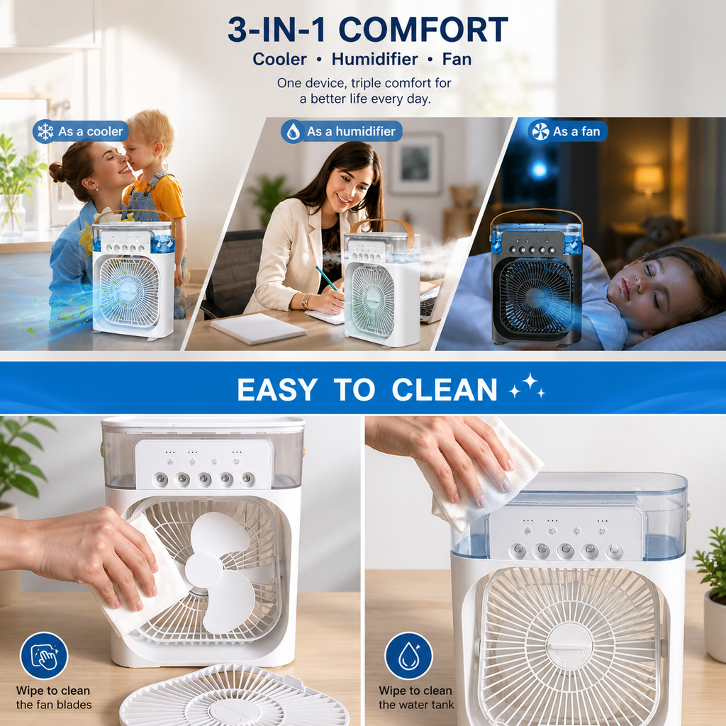 UreazyStore™ Mini Portable Cooler For Home