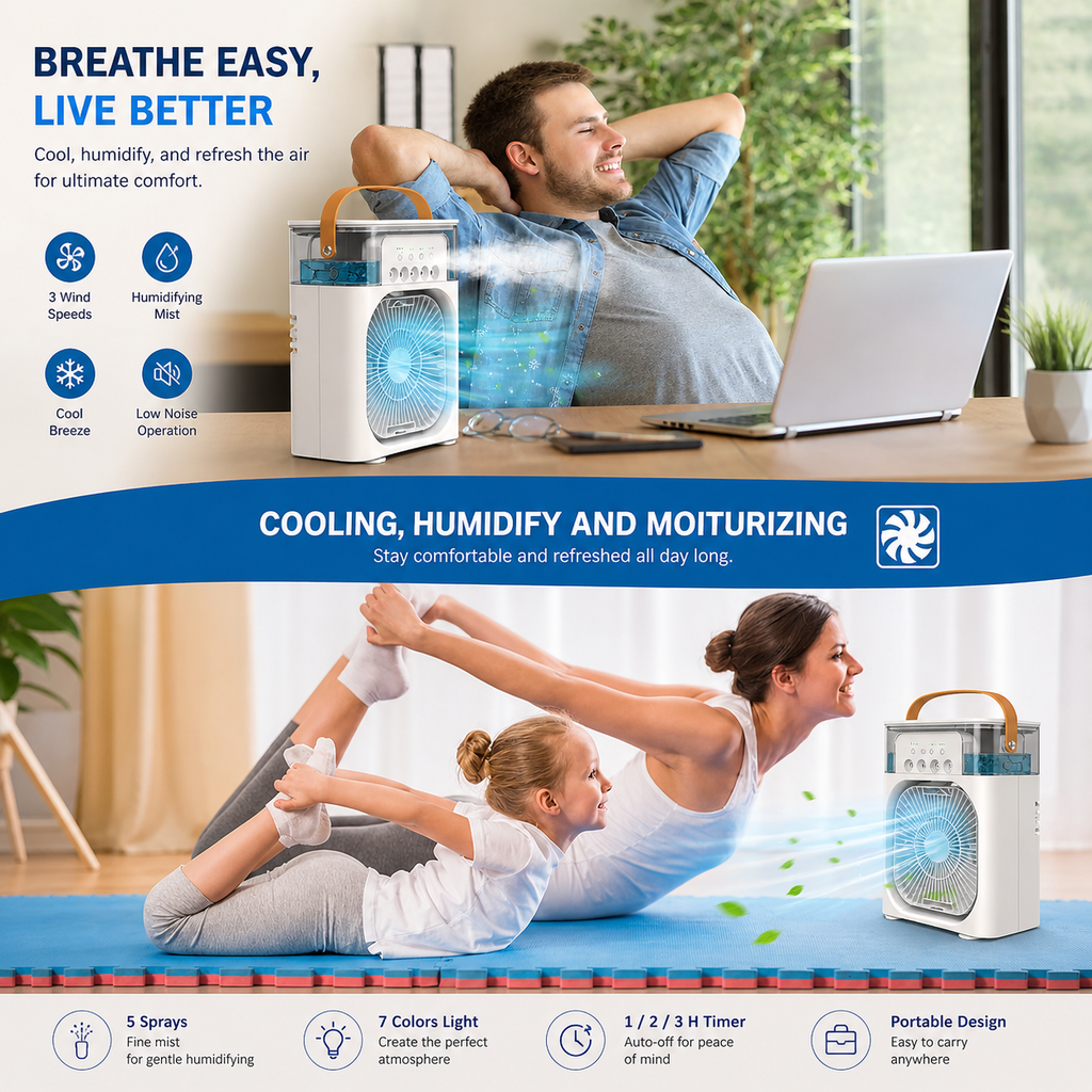 UreazyStore™ Mini Portable Cooler For Home