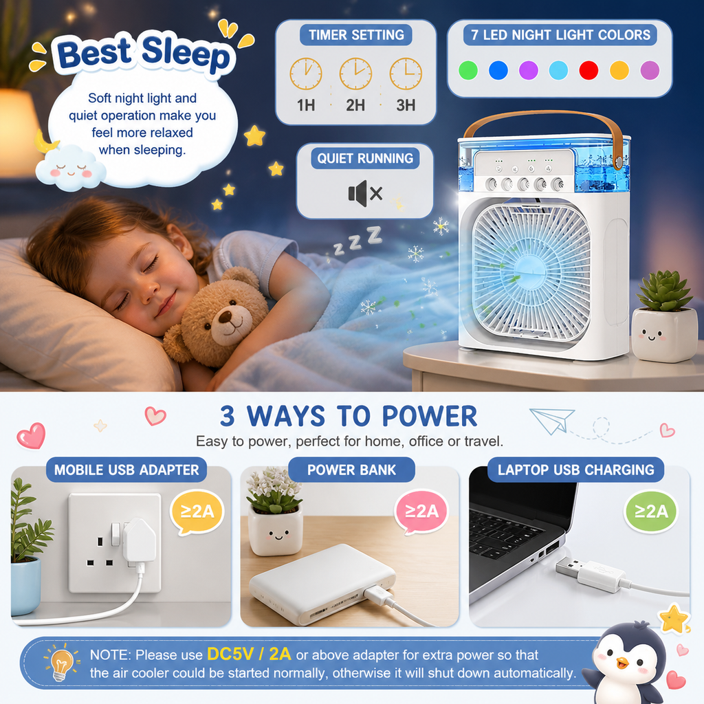 UreazyStore™ Mini Portable Cooler For Home