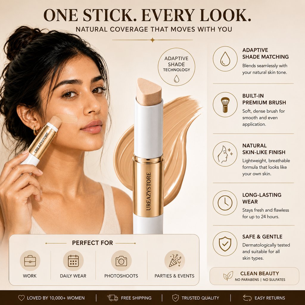 2 in 1 Color Changing Korean Foundation Stick