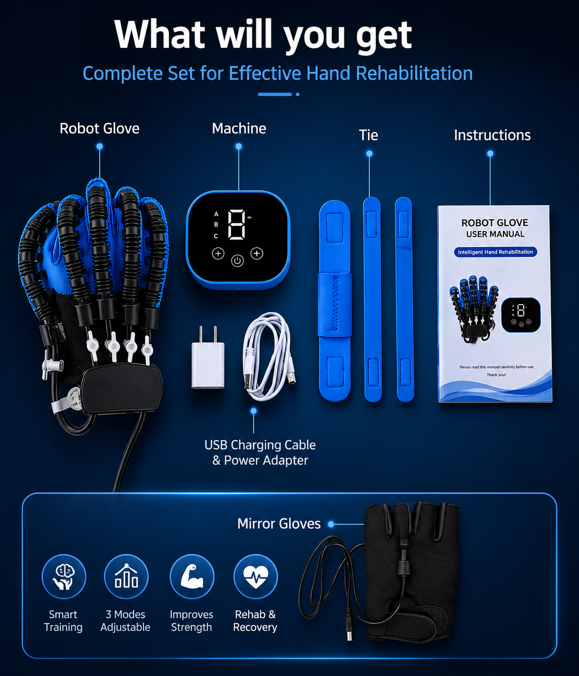 Ureazystore™ FingerFlex Recovery Glove
